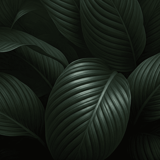 Soft ivy leaves in warm light